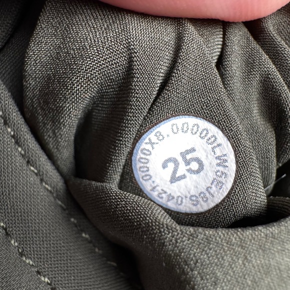 Lululemon City Sleek 5 Pocket Olive Green High Rise Slim Fit‎ Pants Women's - Picture 8 of 8